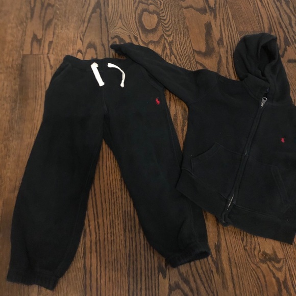 kids polo sweatsuit